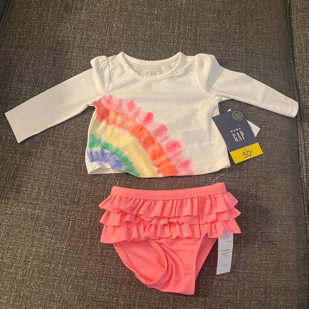 Brand new Gap 0-6 month swim suit